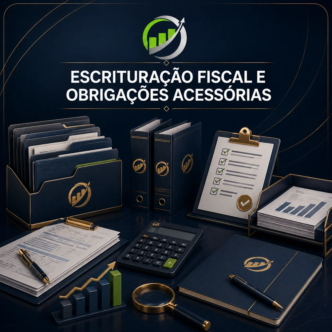 Arte do serviço ESCRITURAÇÃO FISCAL E OBRIGAÇÕES ACESSÓRIAS